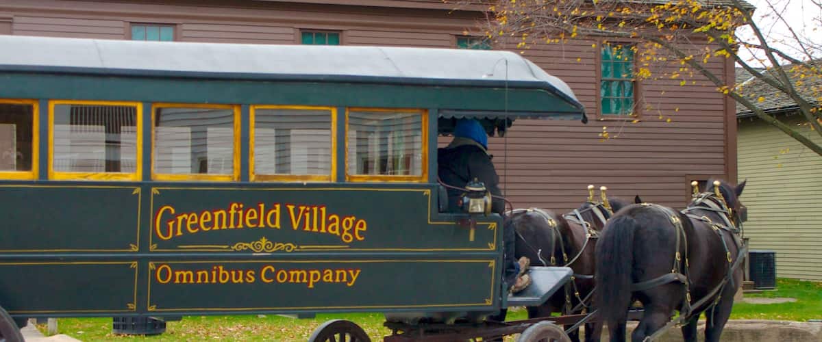 Greenfield Village showing signage