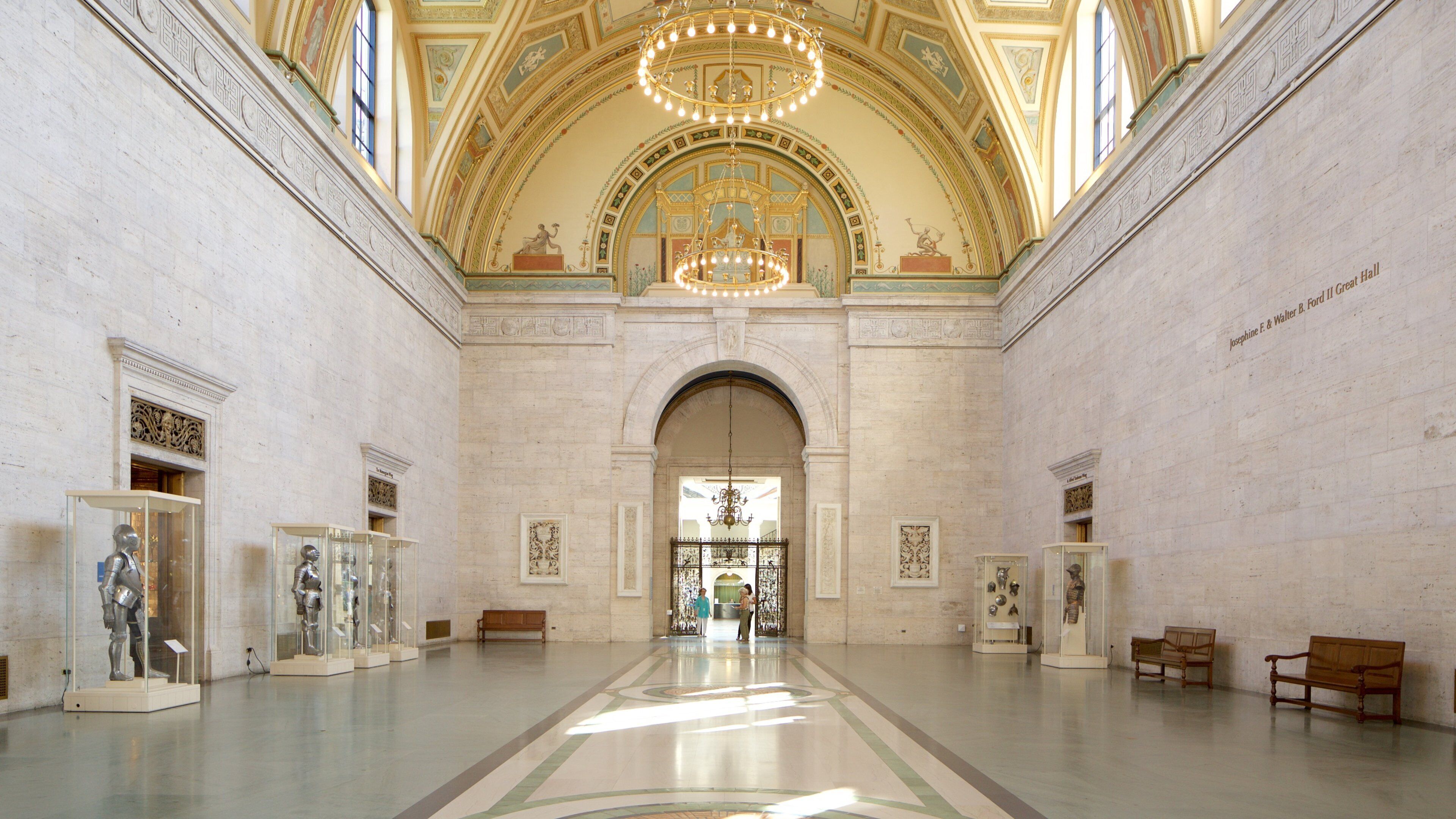 Detroit Institute of Arts mit einem Innenansichten