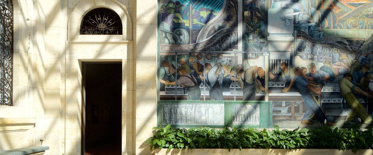 底特律藝術學院 其中包括 內部景觀 和 傳統元素