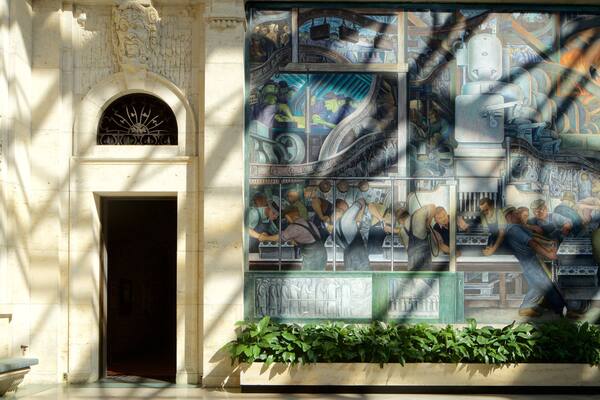 Detroit Institute of Arts welches beinhaltet Geschichtliches und Innenansichten