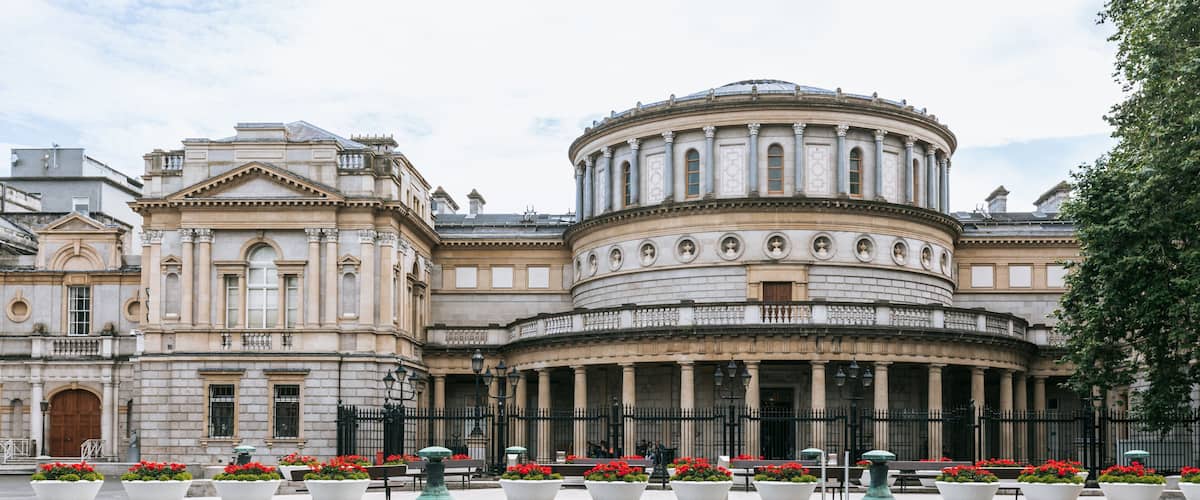 National Museum of Ireland - Archaeology featuring flowers and heritage architecture