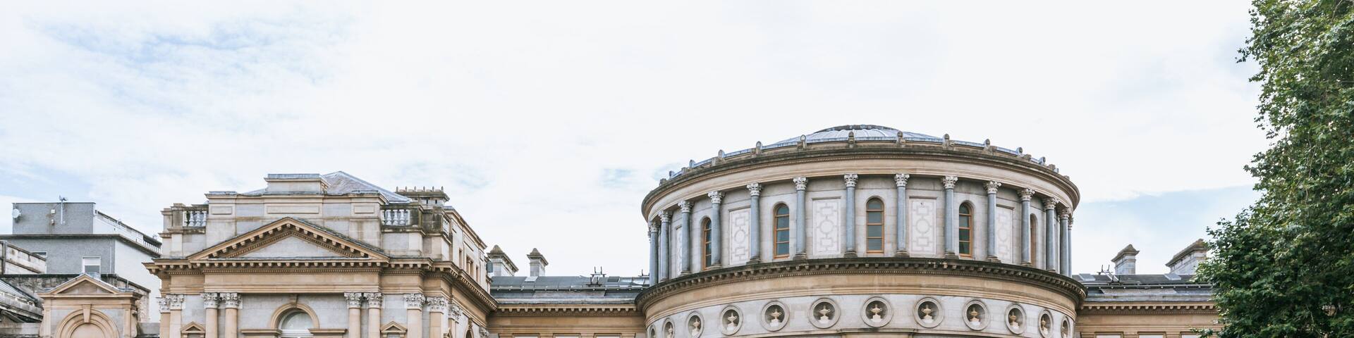 National Museum of Ireland - Archaeology featuring flowers and heritage architecture