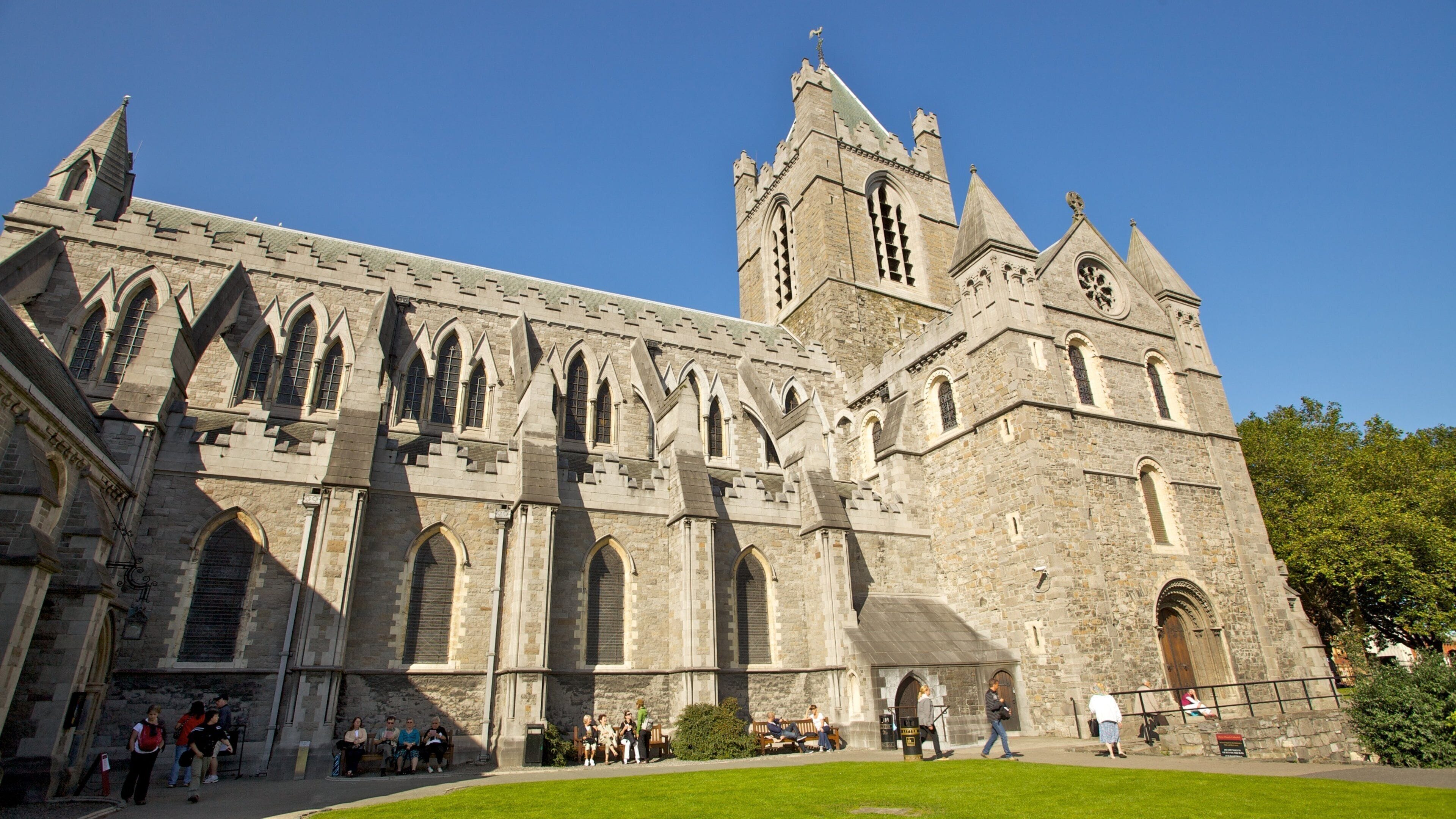 Cathédrale Anglicane de Christchurch montrant église ou cathédrale et patrimoine architectural