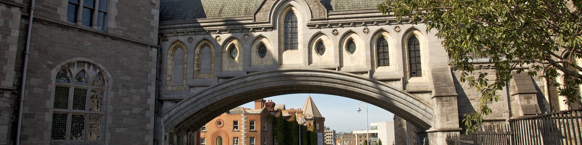 Christ Church Cathedral stands majestic in Dublin, showcasing Gothic architecture and historical significance
