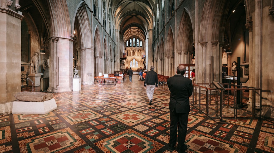 St. Patrick\'s Cathedral showing heritage elements, interior views and a church or cathedral