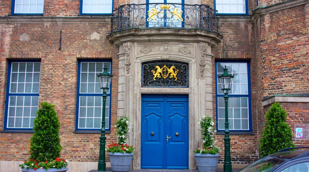 Duesseldorf City Hall showing an administrative building and heritage architecture