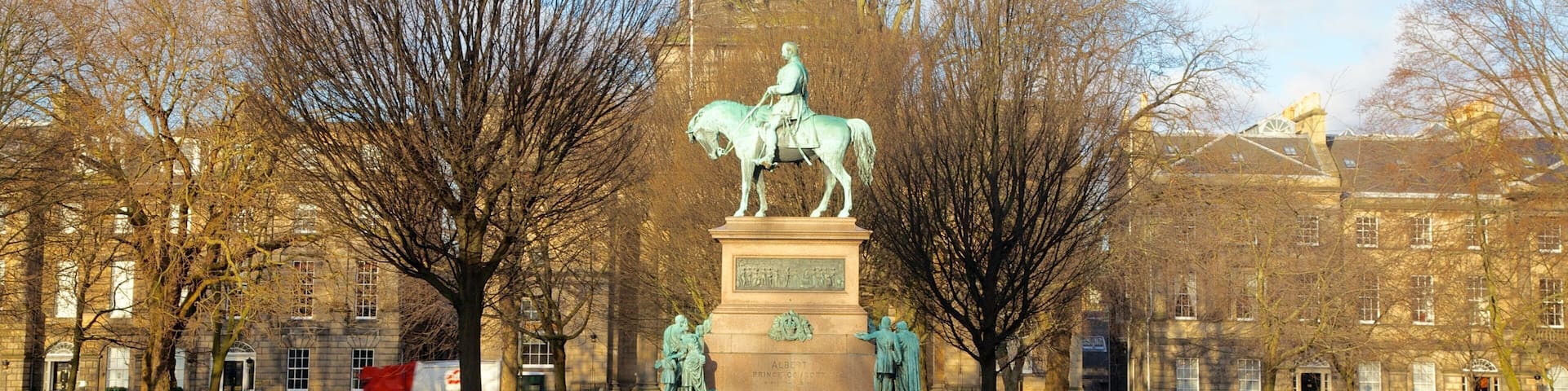 Georgian House which includes heritage architecture, a statue or sculpture and outdoor art