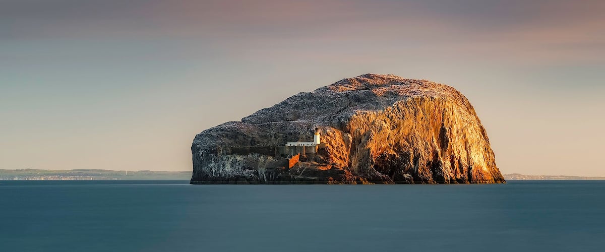 Bass Rock in the Firth of Forth.
