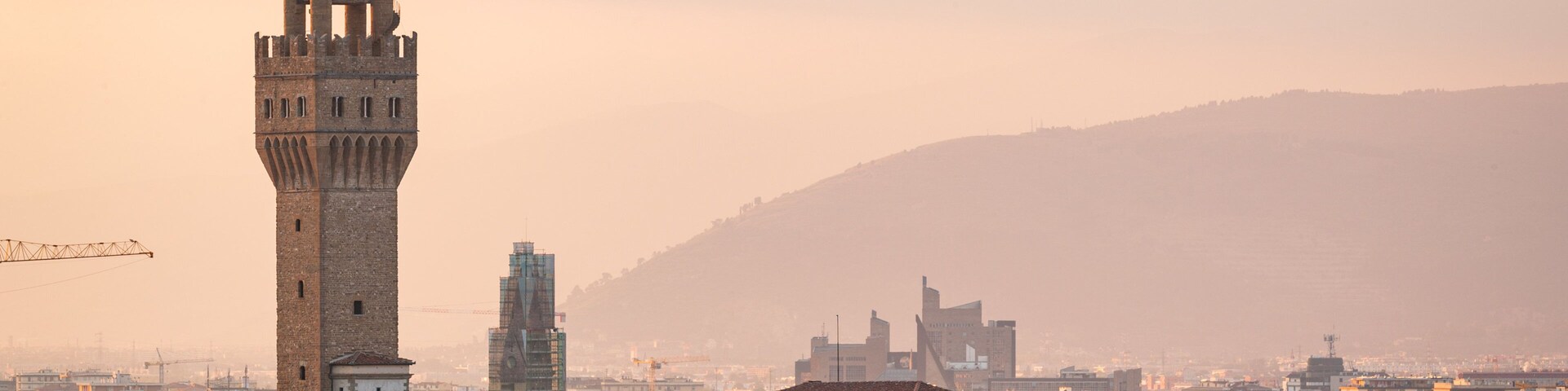 Arcetri showing heritage architecture, a city and landscape views
