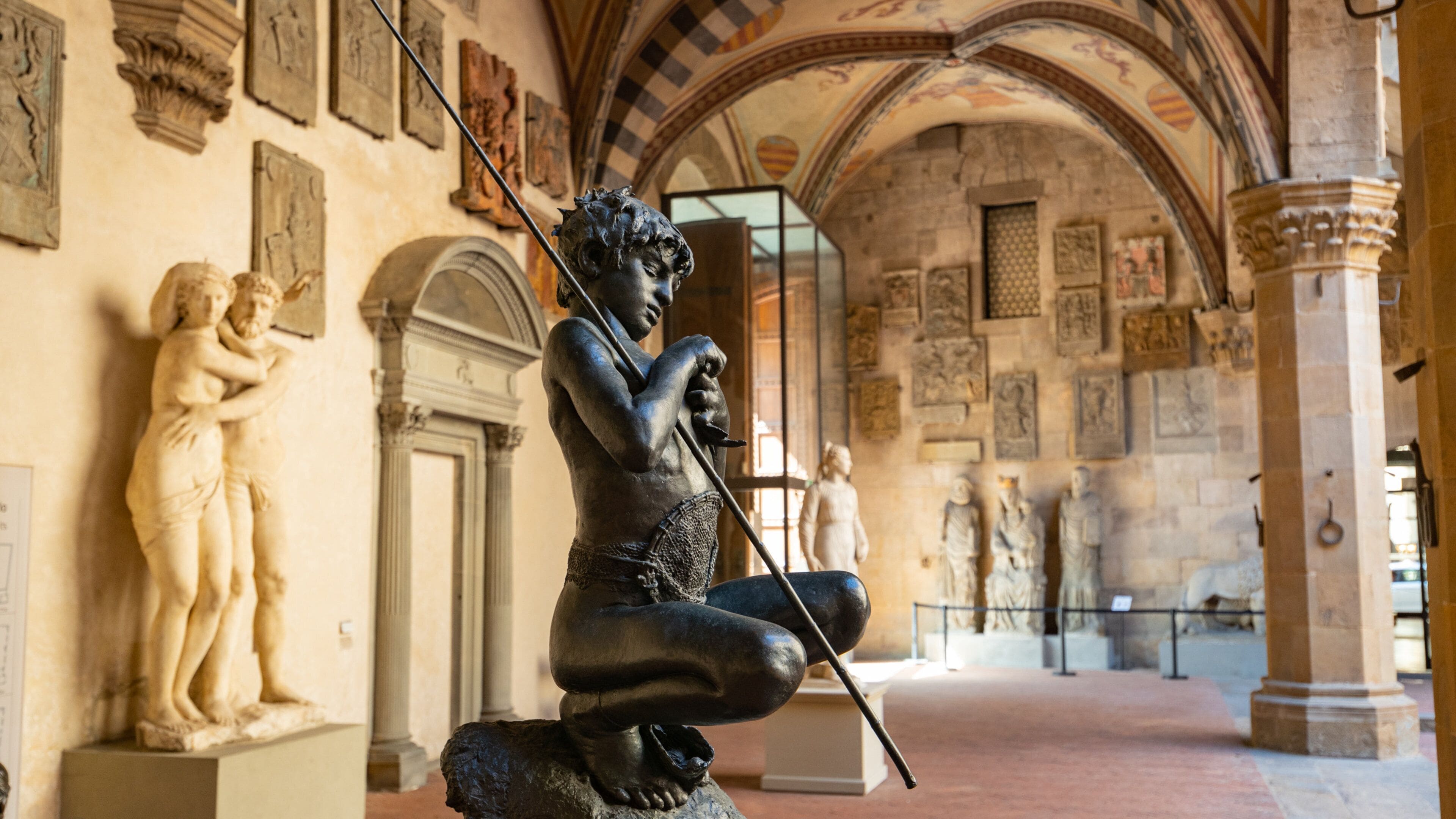 Bargello featuring a statue or sculpture and heritage elements