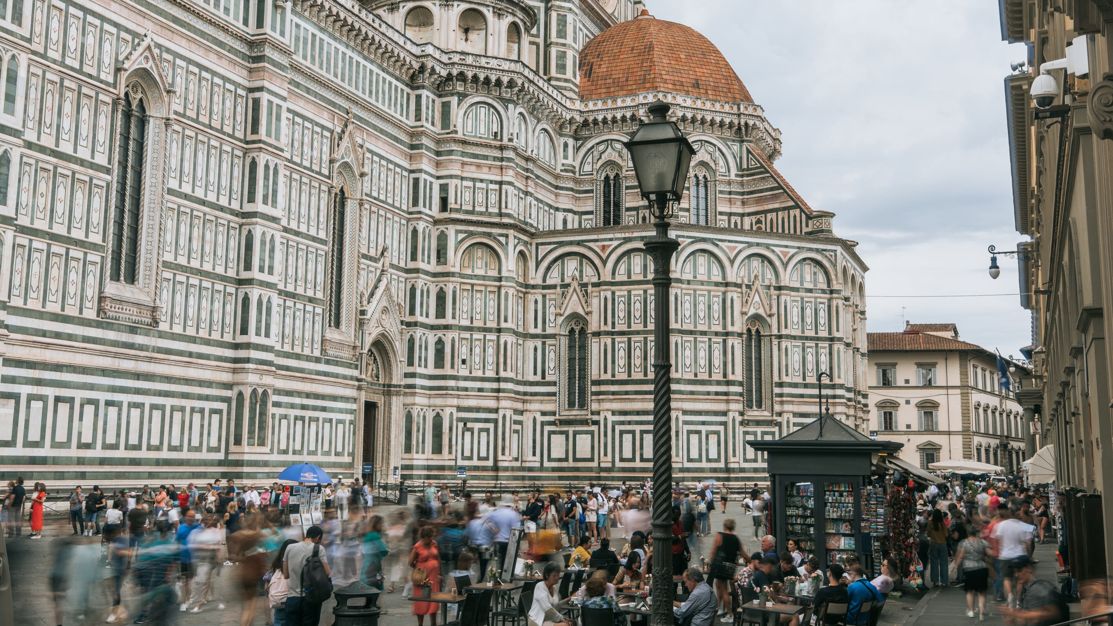 Cathedral of Santa Maria del Fiore which includes street scenes, heritage architecture and a city
