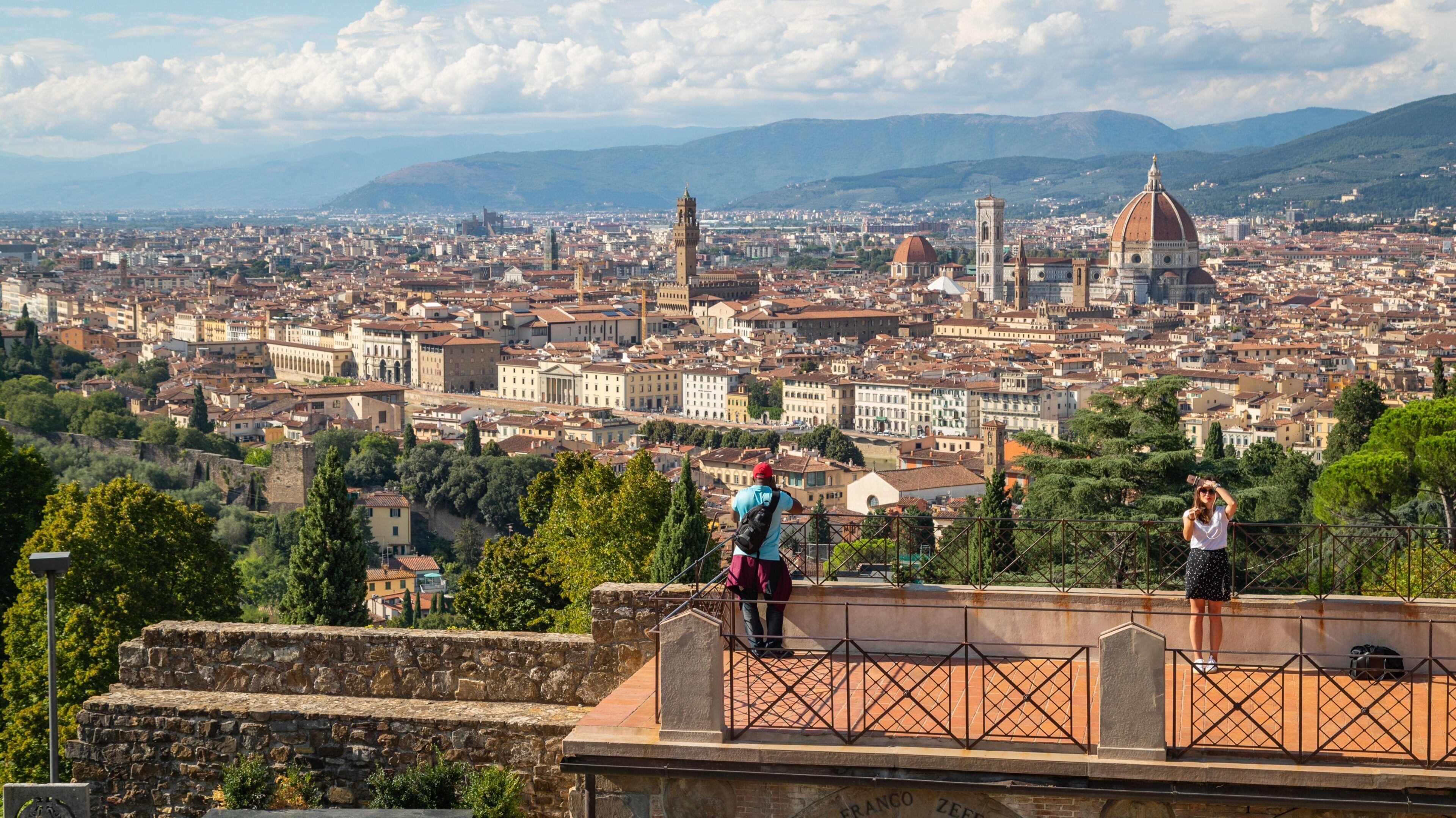 San Miniato al Monte which includes landscape views, a city and views