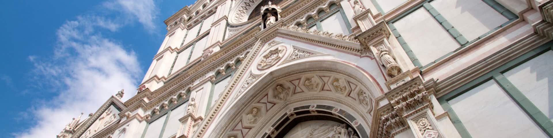Basilica of Santa Croce showing a church or cathedral and religious elements