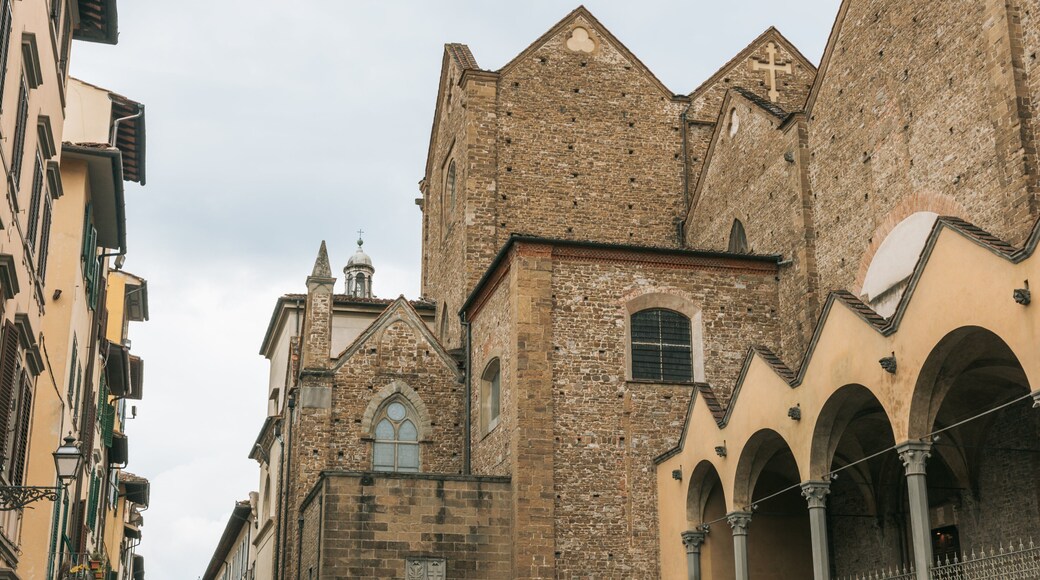 Basilica of Santa Croce showing a church or cathedral and heritage architecture