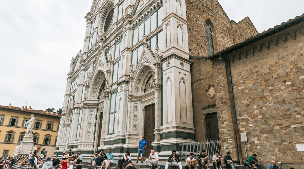 Basilica of Santa Croce showing heritage elements, a church or cathedral and heritage architecture