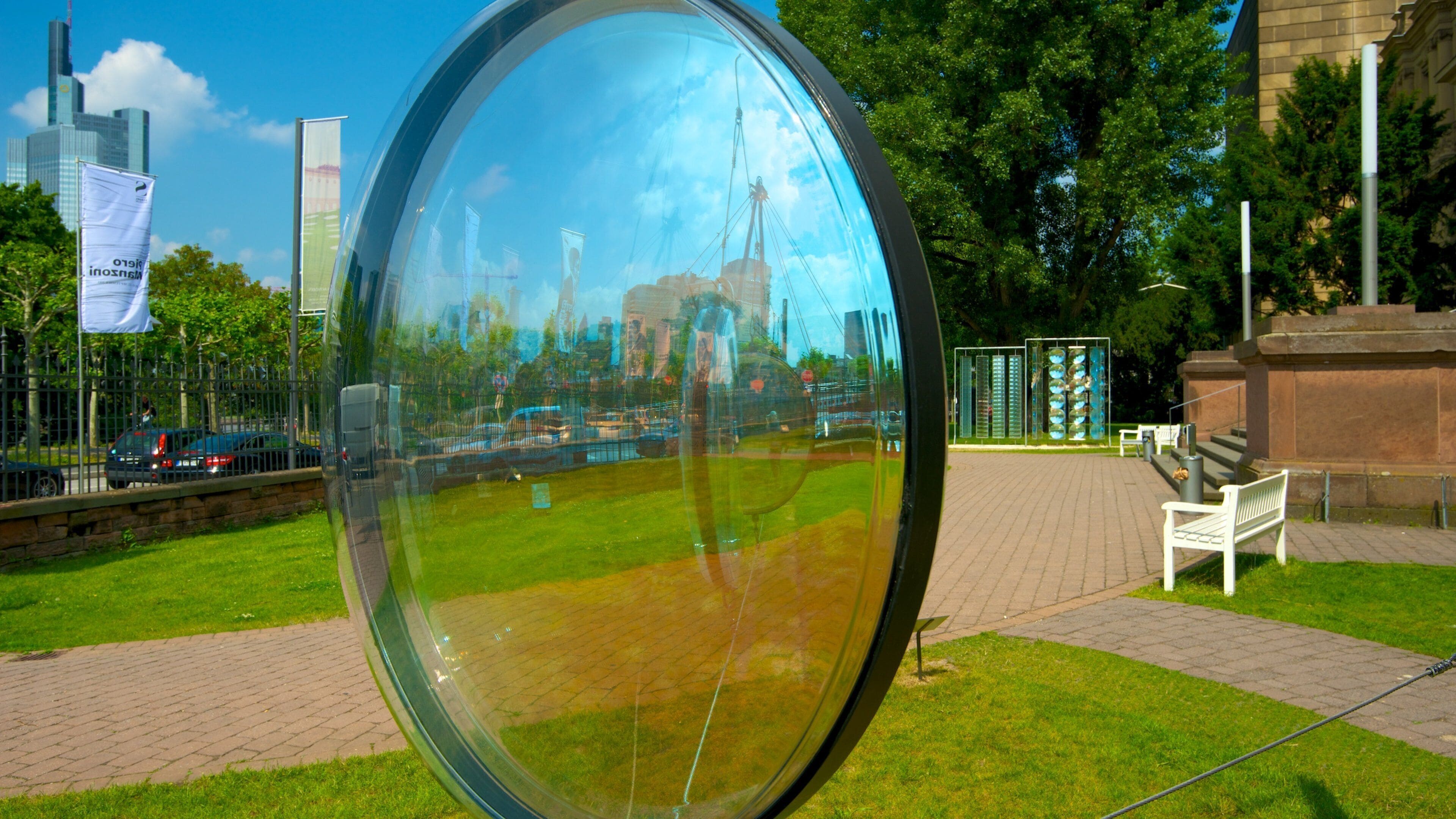 Museu Städel caracterizando uma cidade