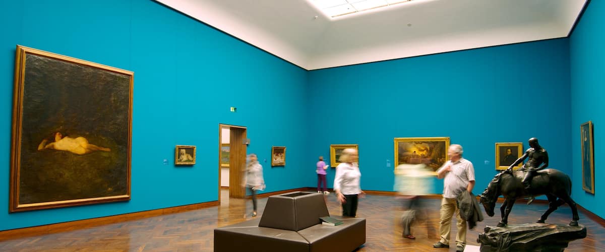 Museo de Städel ofreciendo vistas interiores y arte
