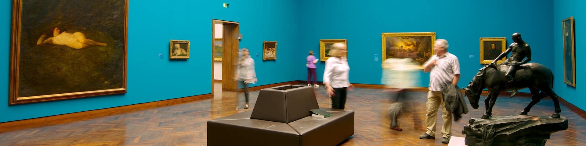 Staedel Museum which includes interior views and art