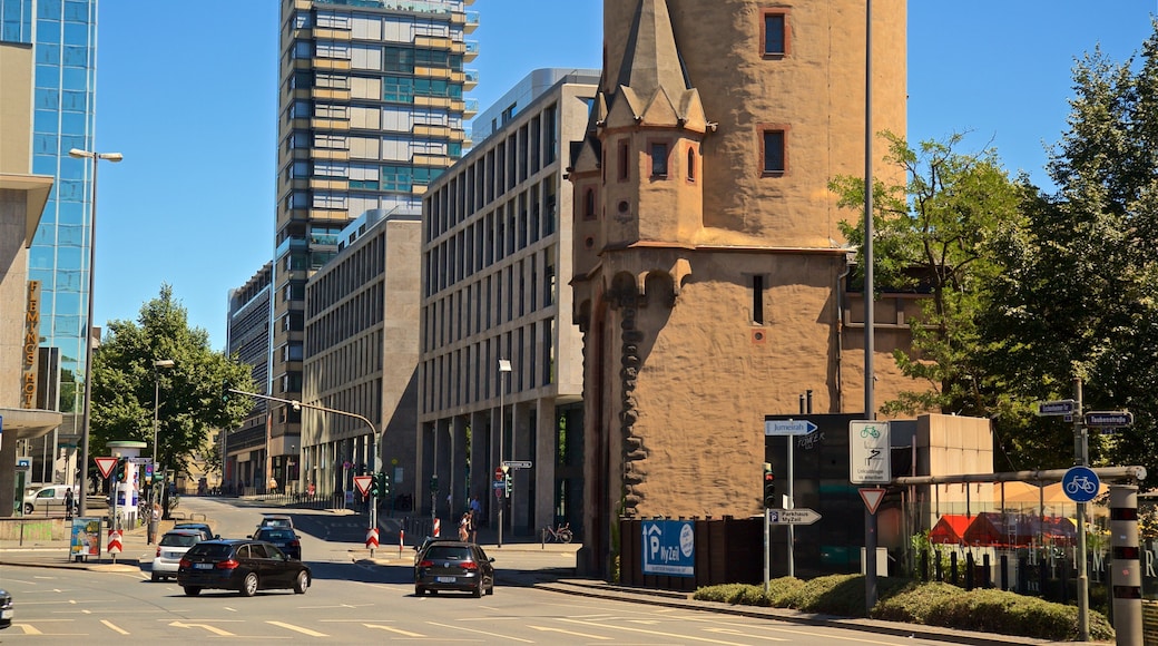 Eschenheimer Tower featuring heritage elements