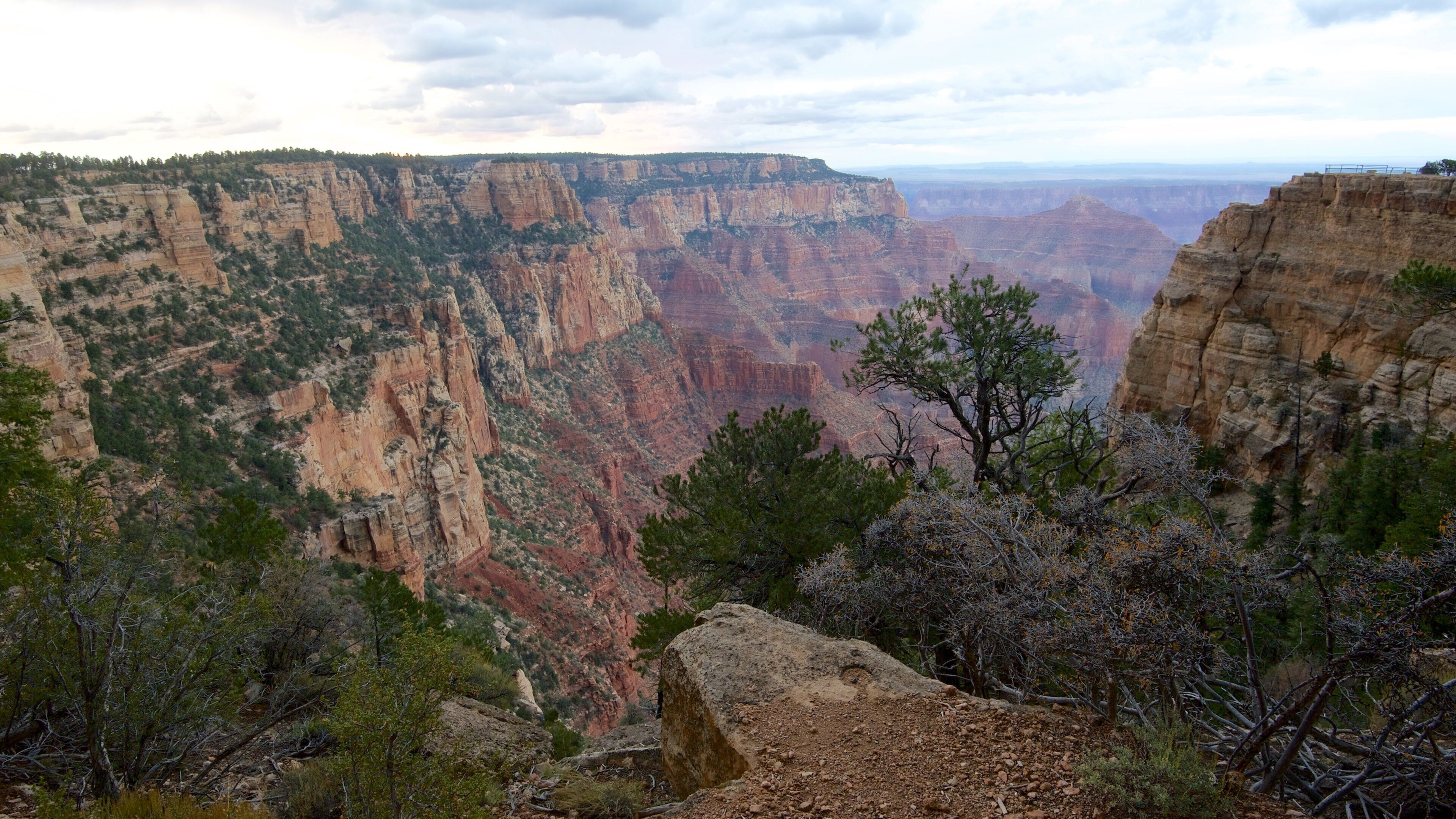 Cape Royal which includes a gorge or canyon and landscape views