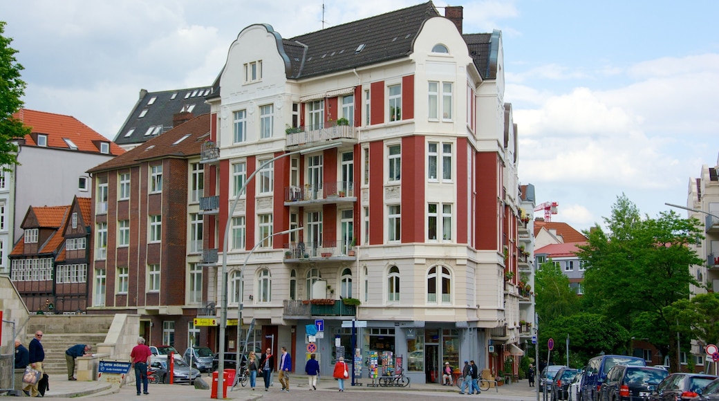 St. Michaelis Church which includes a city, heritage architecture and street scenes