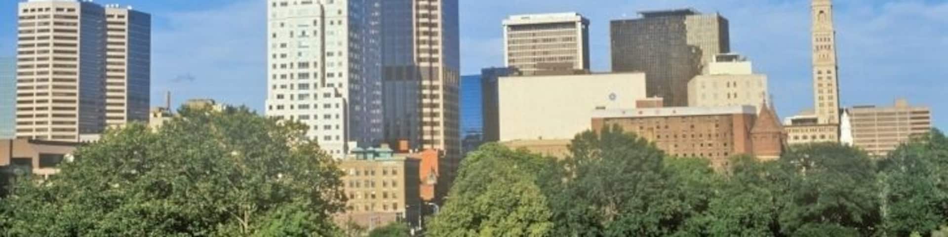State capital of Hartford skyline, Hartford, Connecticut'