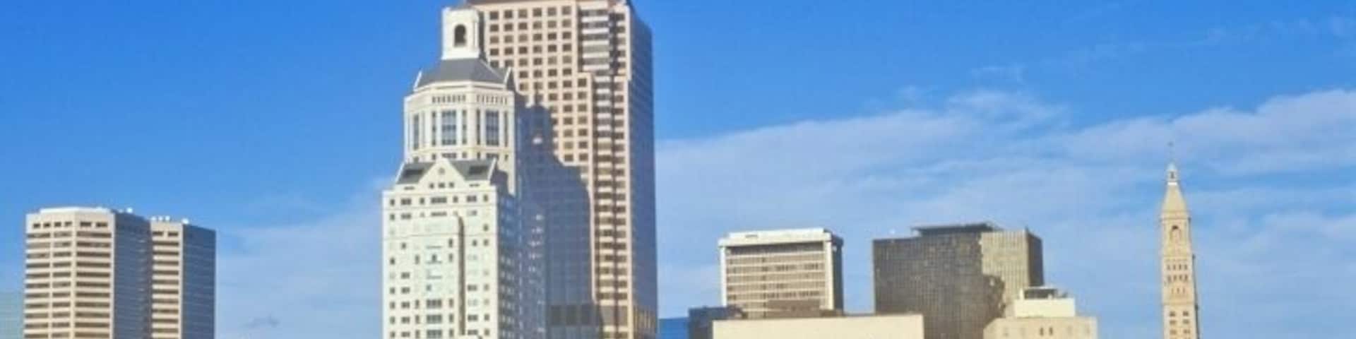 State capital of Hartford skyline, Hartford, Connecticut'