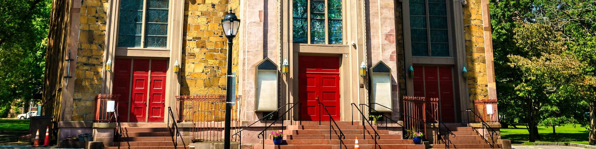 Trinity Church on the Green in New Haven - Connecticut, United States