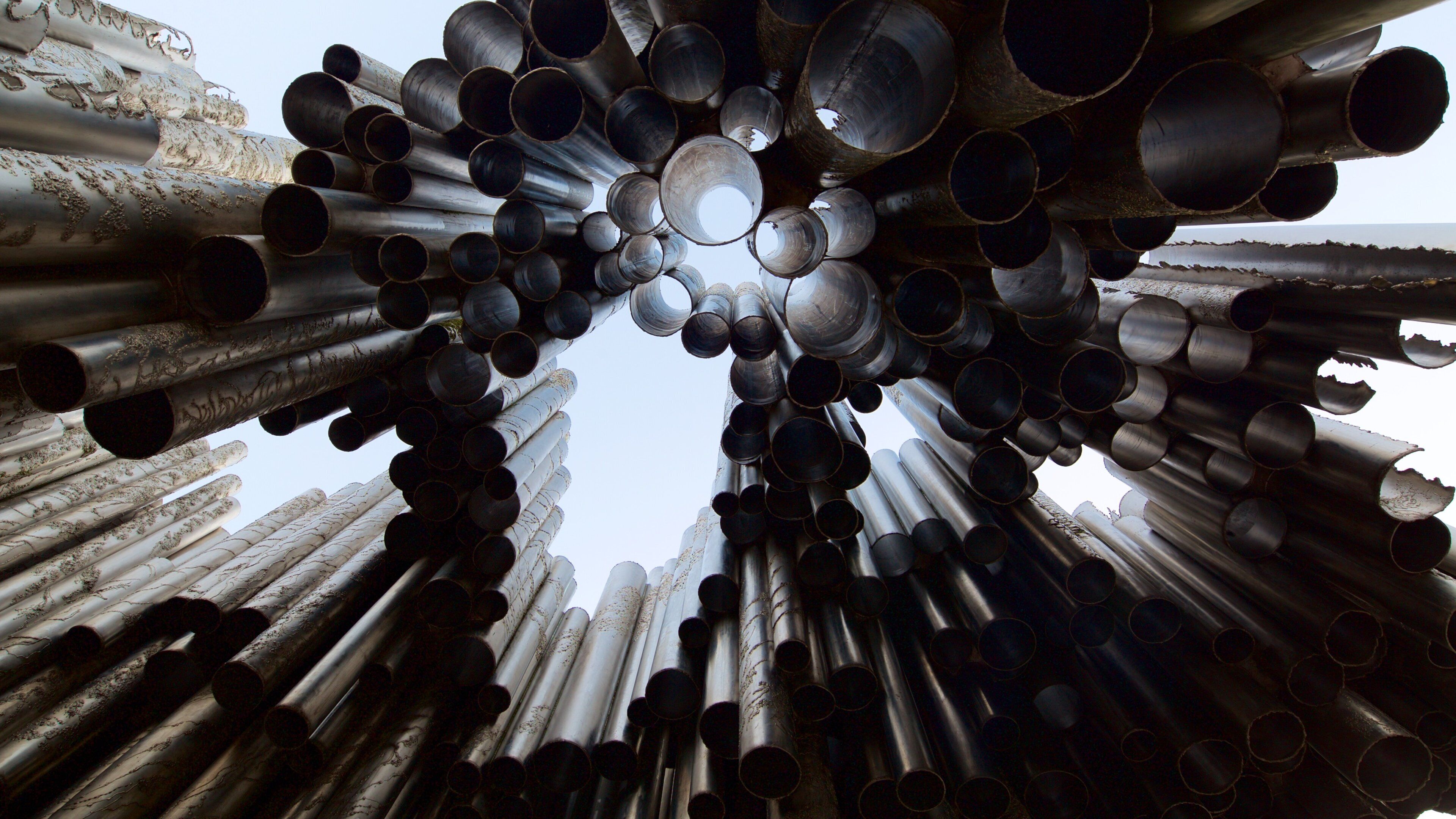 Sibelius Monument som viser et monument