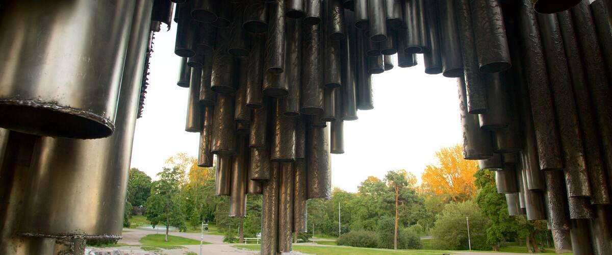 Monument Sibelius mettant en vedette monument