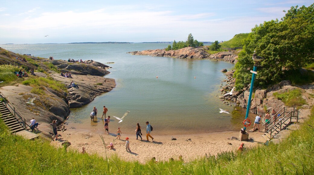Suomenlinna Fortress showing general coastal views