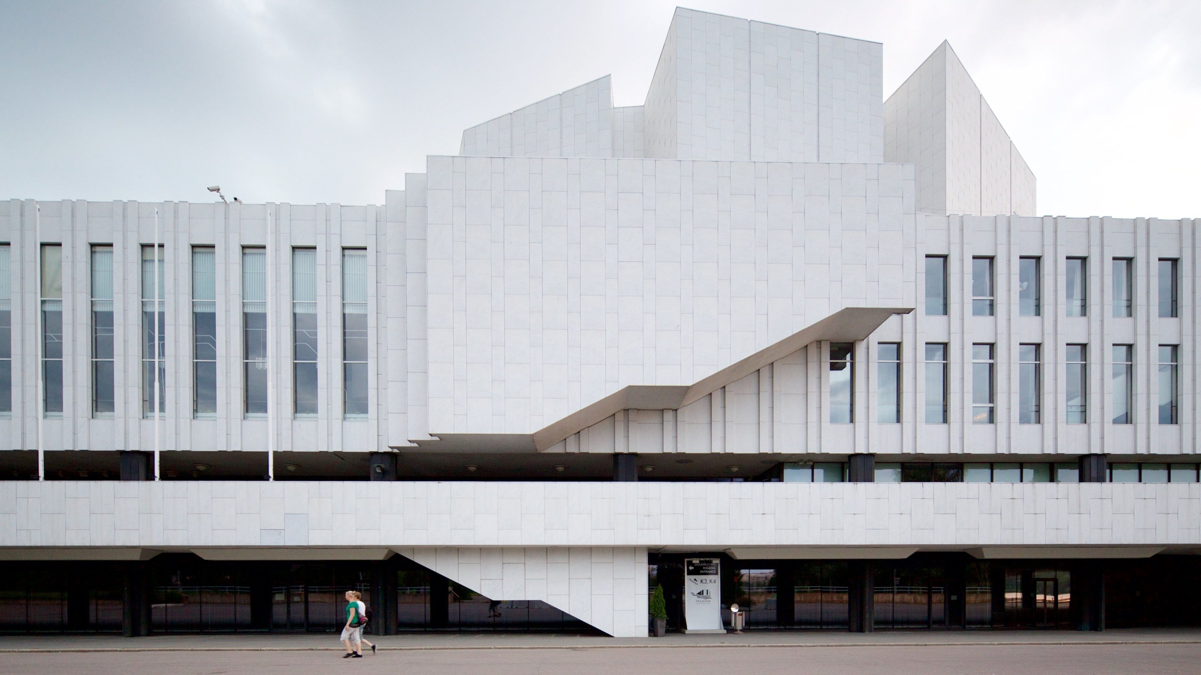 Finlandia Hall showing modern architecture