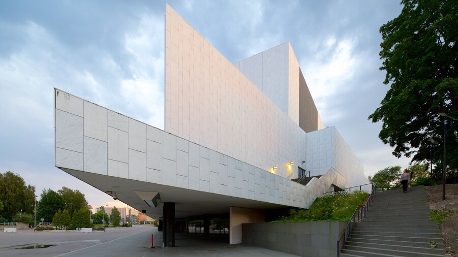 Finlandia-Halle mit einem moderne Architektur