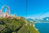 Hong Kong Ocean Park Roller Coaster. Ocean Park is situated in Wong Chuk Hang and Nam Long Shan in the Southern District of Hong Kong, China.