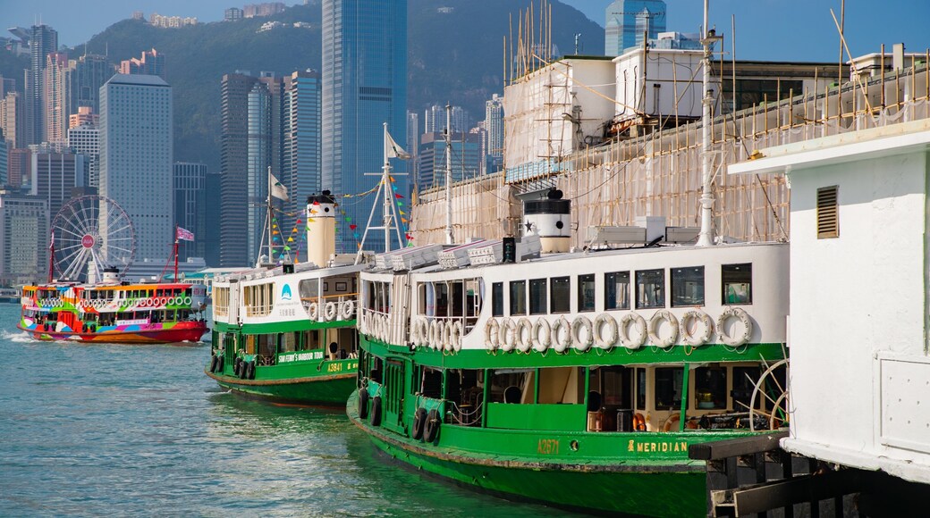 Tsim Sha Tsui Star Ferry Pier which includes a bay or harbor