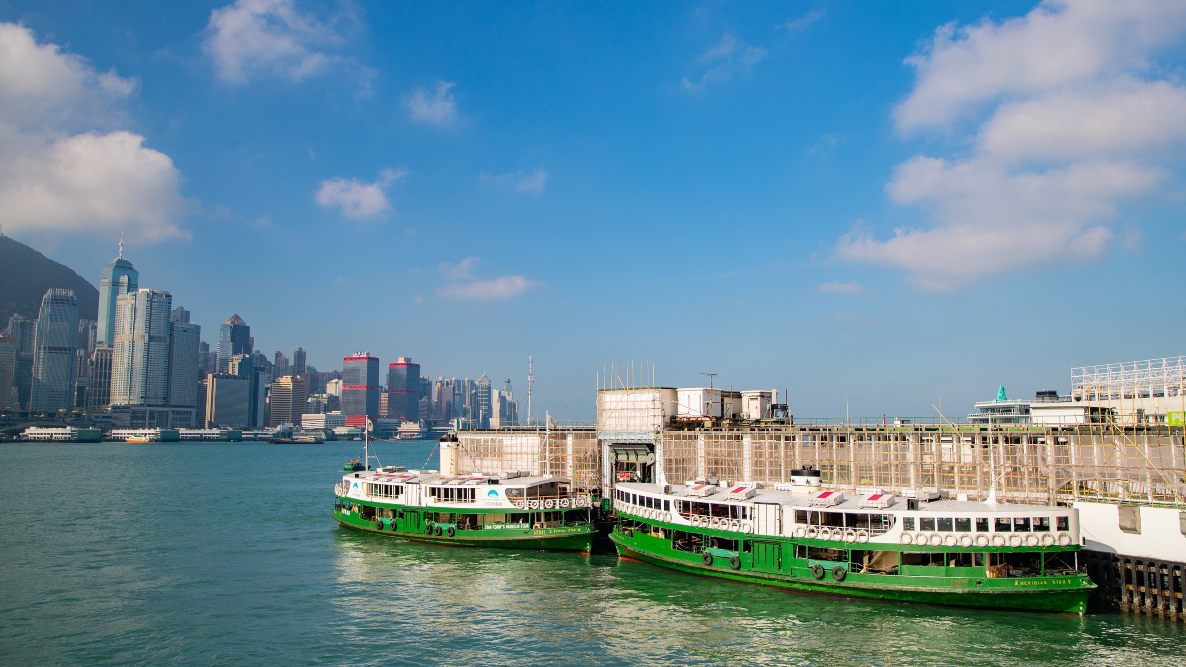 Tsim Sha Tsui Star Ferry Pier featuring a bay or harbor