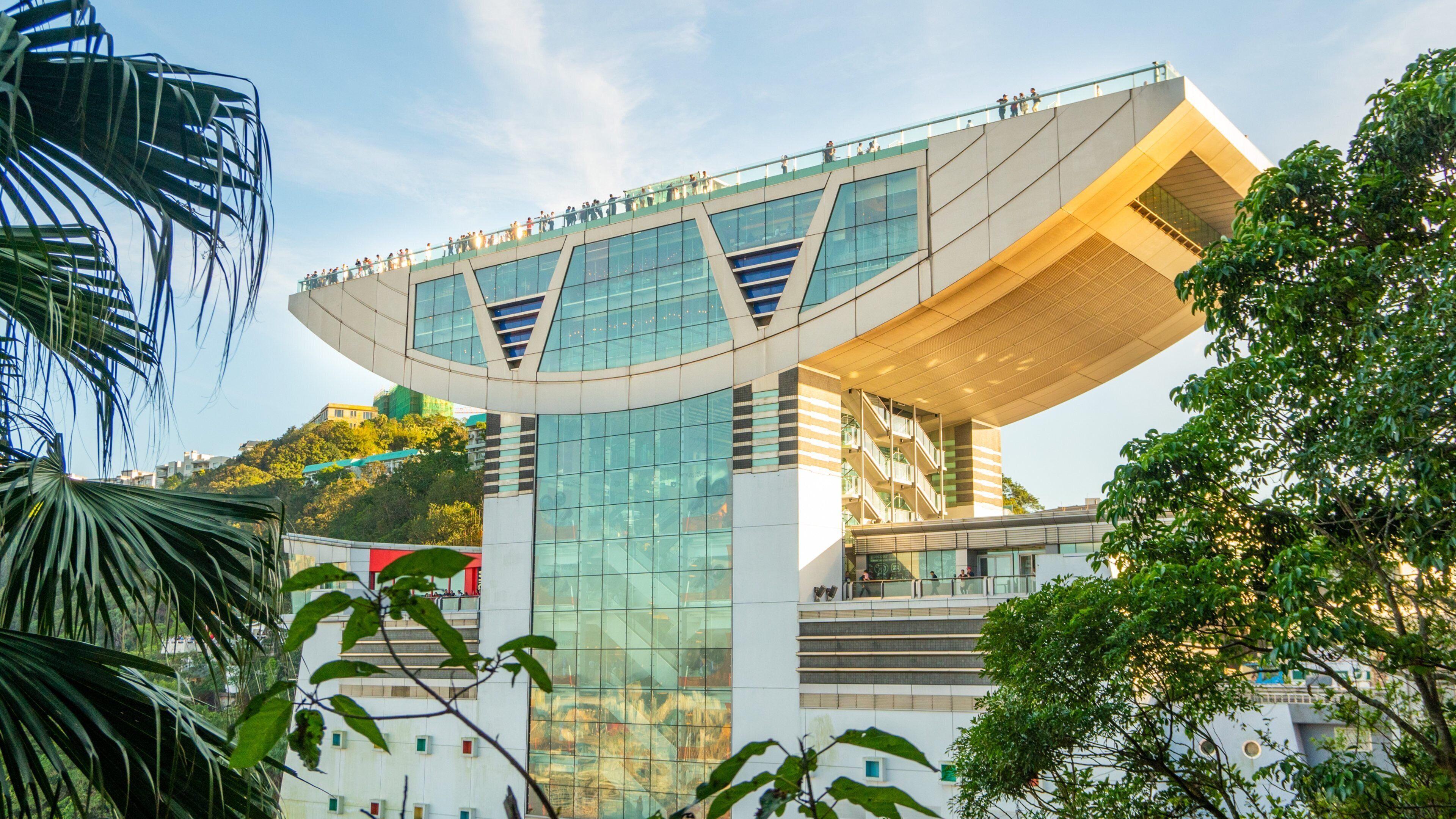 Peak Tower featuring modern architecture and views