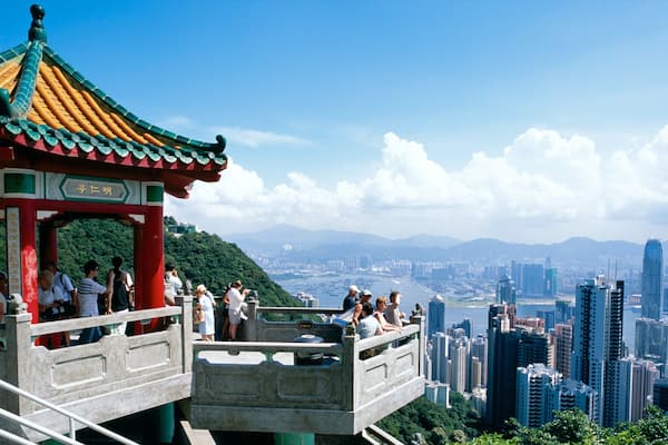 Tour de Victoria Peak mettant en vedette vues, patrimoine architectural et gratte-ciel