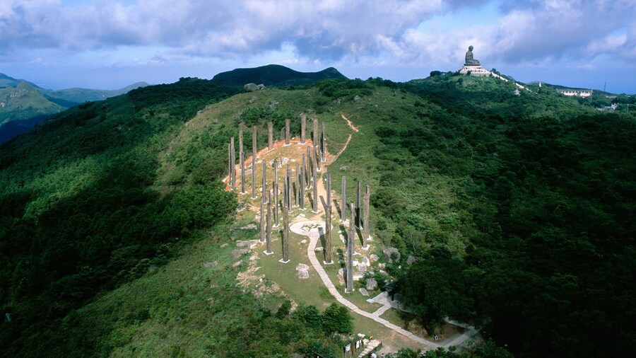Big Buddha featuring mountains