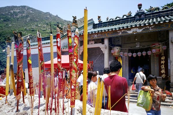 Tin Hau Temple mostrando un templo o lugar de culto y elementos religiosos
