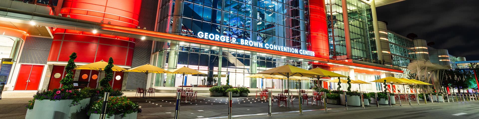 HOUSTON, TX, USA - SEPTEMBER 10, 2018: The Robert R. Brown Convention Center is a massive 1,900,000 square foot building that's located in downtown Houston that holds plenty of conferences and events.