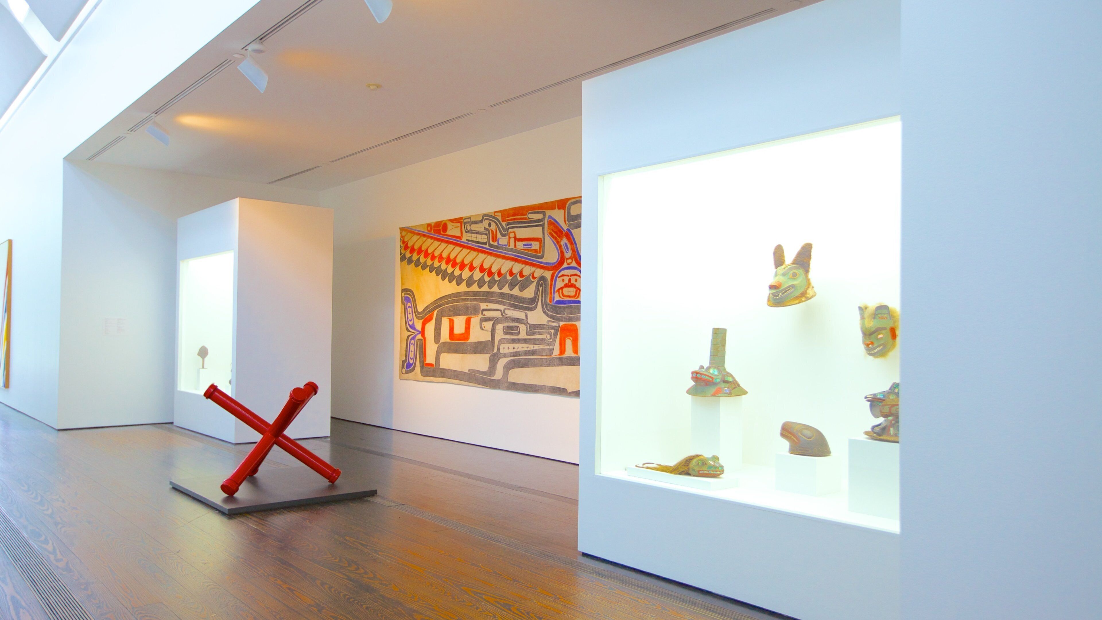 Menil Collection mettant en vedette art et vues intérieures