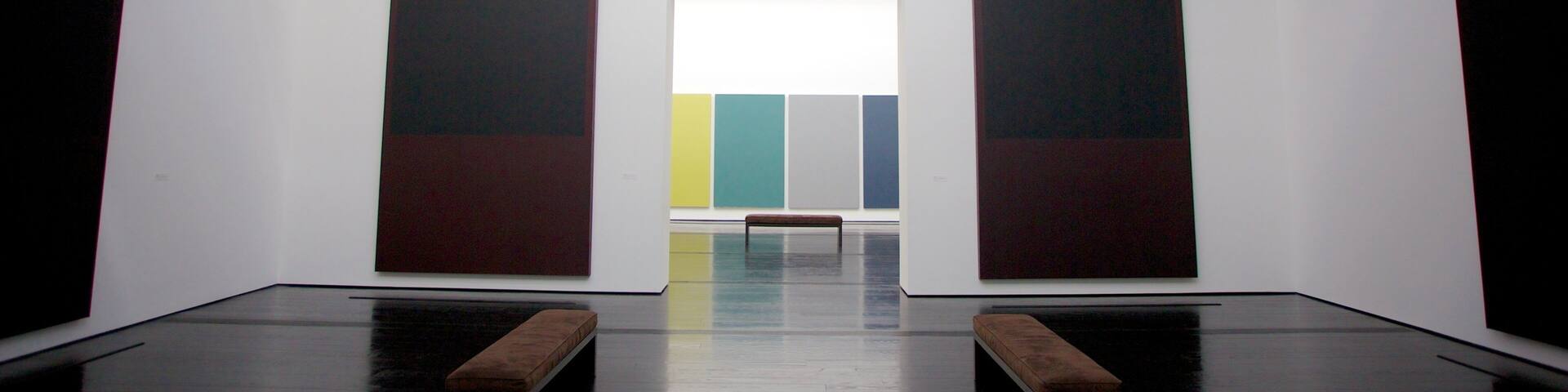 Menil Collection featuring interior views