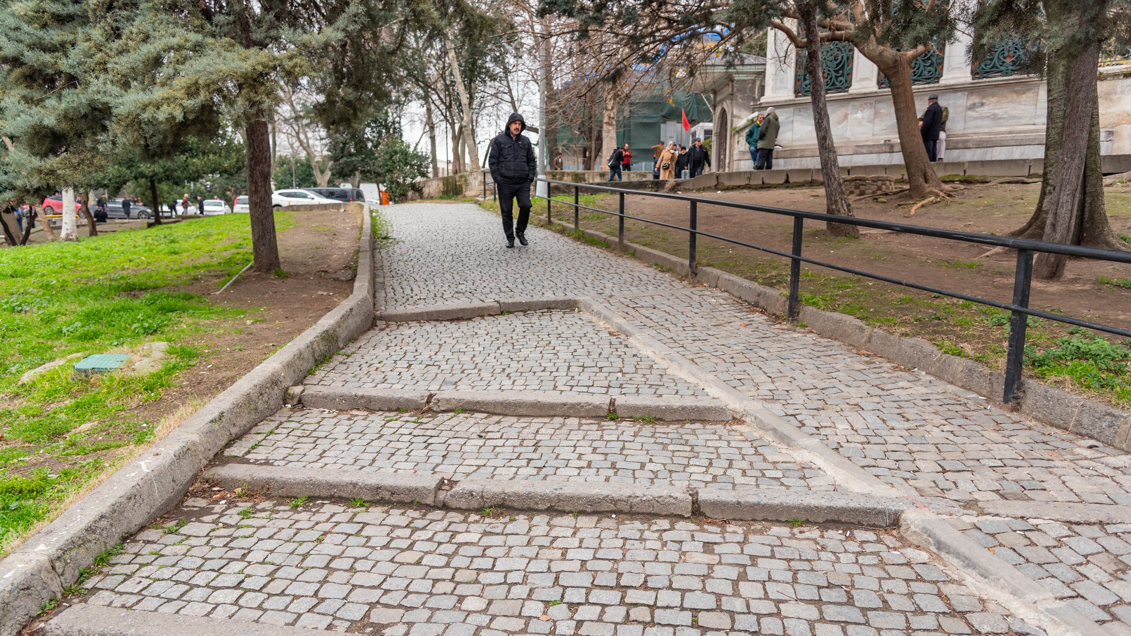 Beyazit Mosque featuring a garden