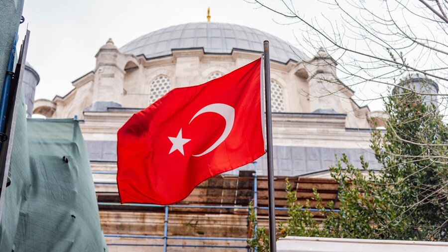 Beyazit Mosque showing signage