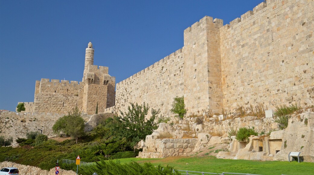 Tower of David Museum of the History of Jerusalem som omfatter historiske bygningsværker