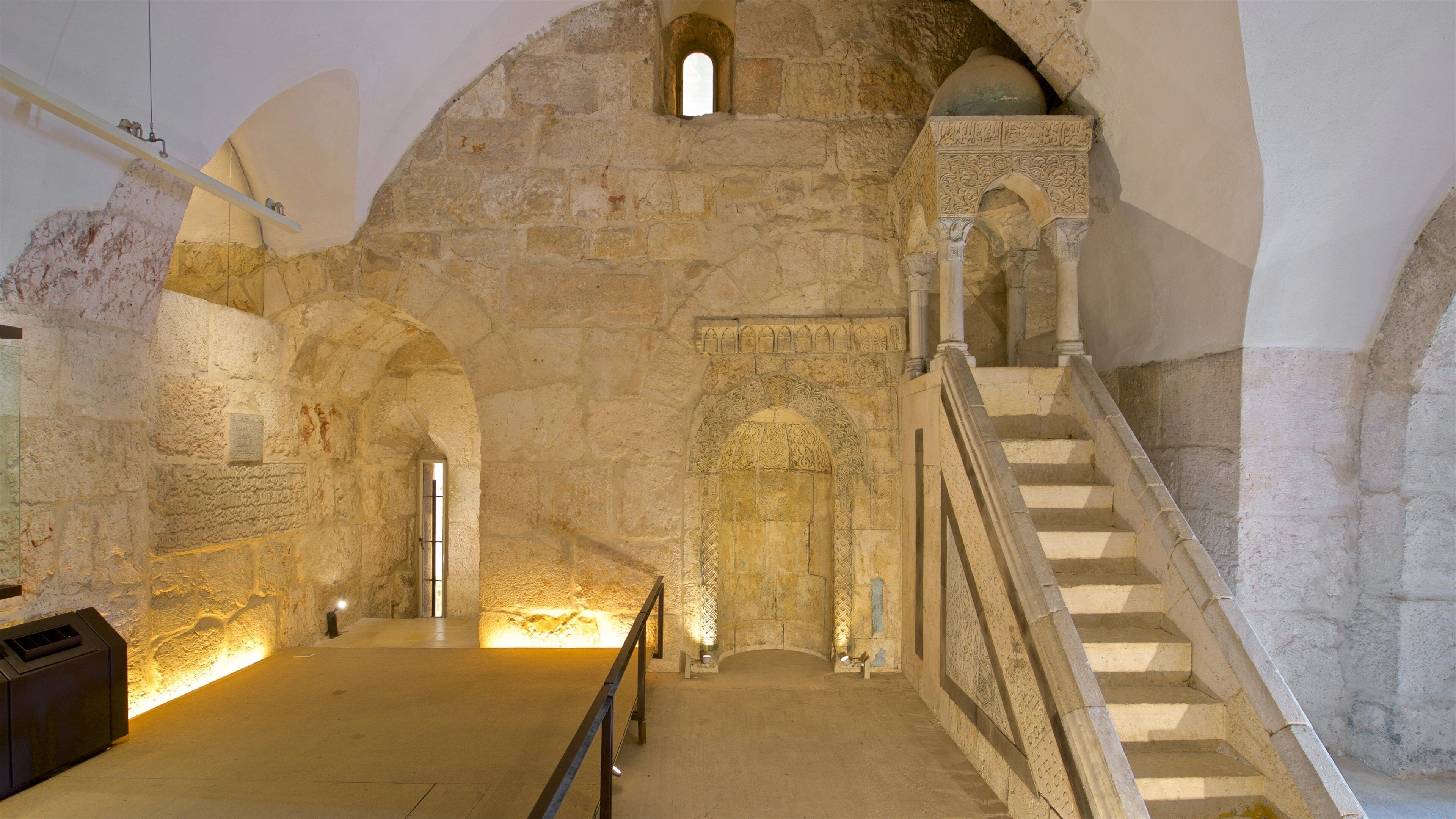 Tower of David Museum of the History of Jerusalem showing heritage elements and interior views