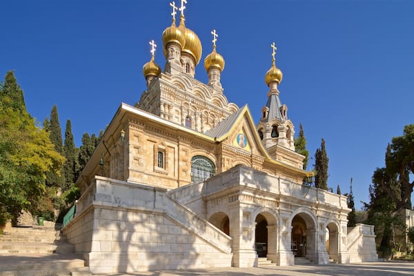 Maria-Magdalena-Kirche mit einem historische Architektur und Kirche oder Kathedrale