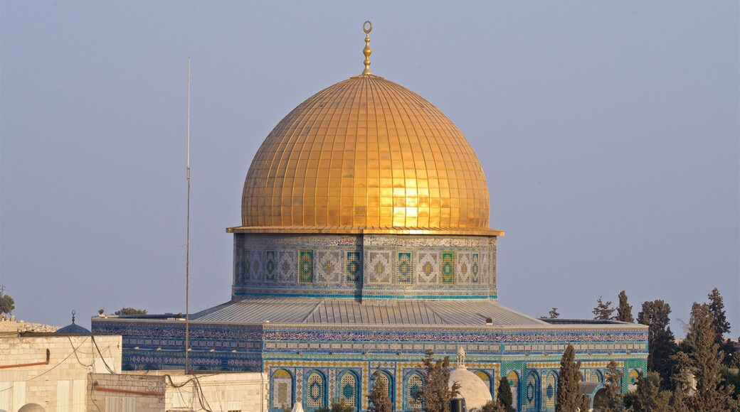 Dome of the Rock which includes heritage architecture