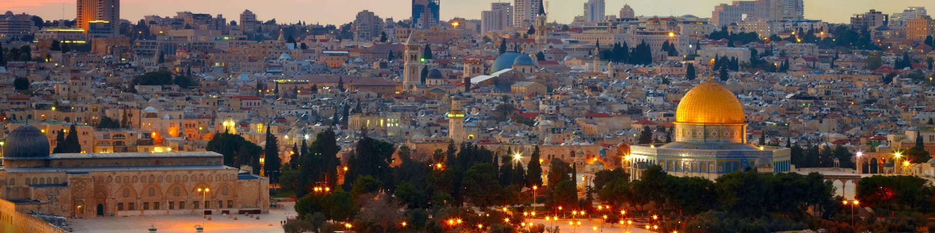 Panorama of Jerusalem old city. Israel